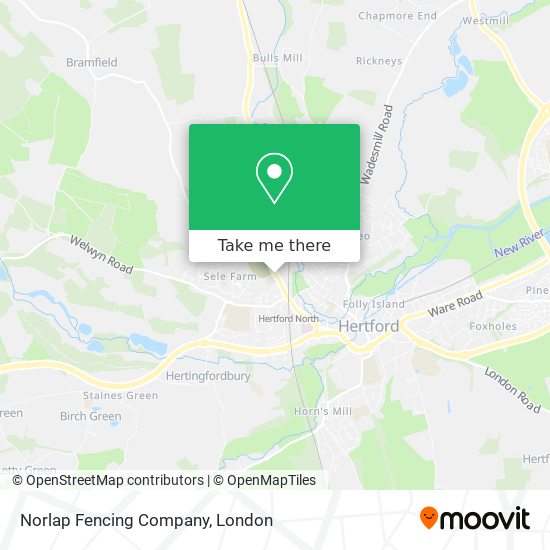 Norlap Fencing Company map