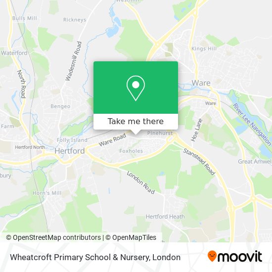 Wheatcroft Primary School & Nursery map