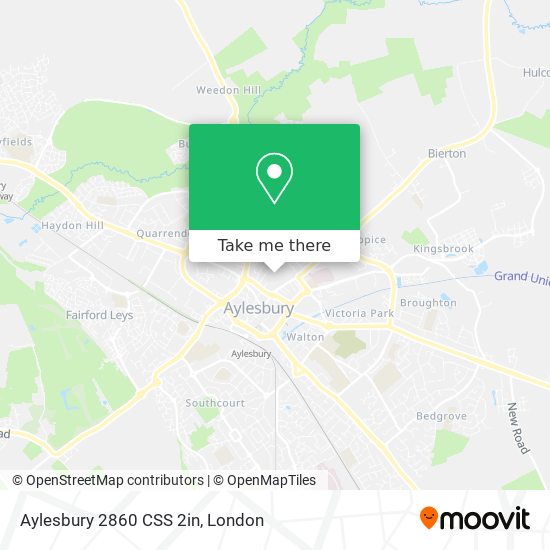 Aylesbury 2860 CSS 2in map