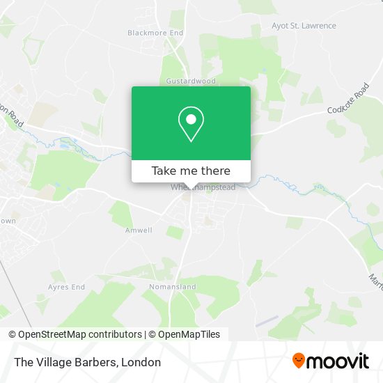 The Village Barbers map