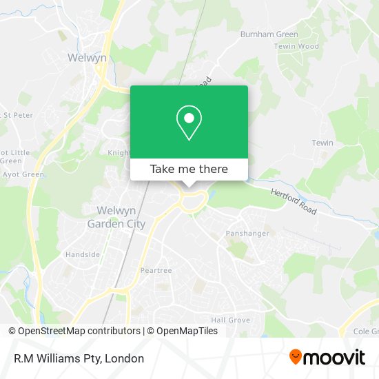 R.M Williams Pty map