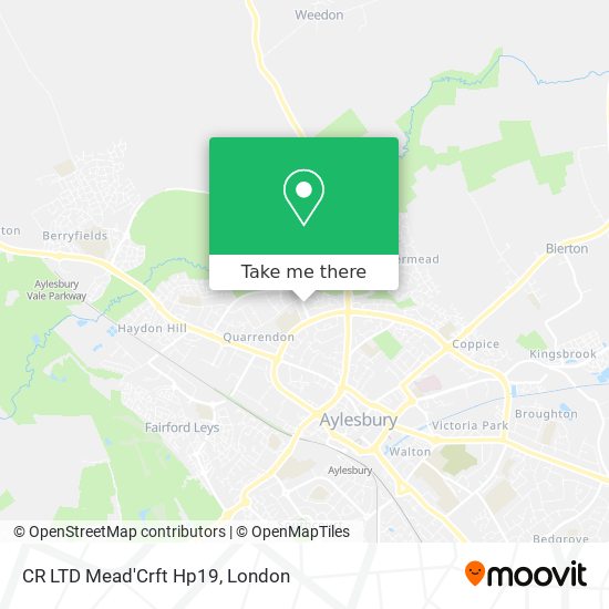 CR LTD Mead'Crft Hp19 map