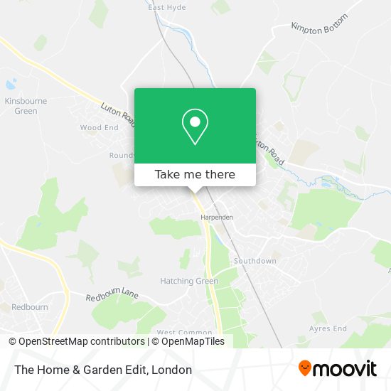 The Home & Garden Edit map