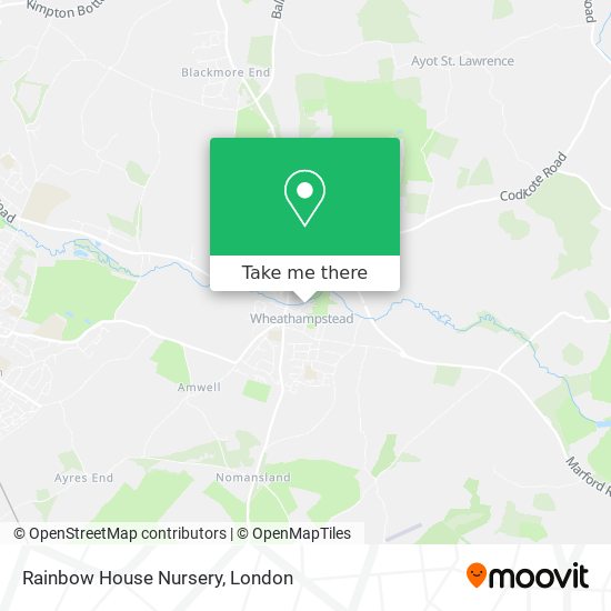 Rainbow House Nursery map