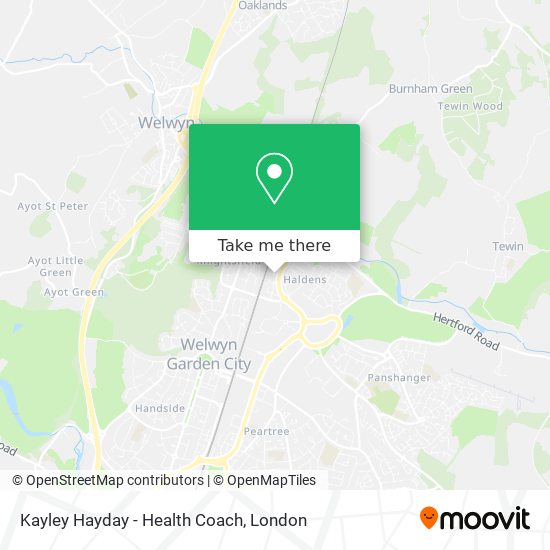 Kayley Hayday - Health Coach map