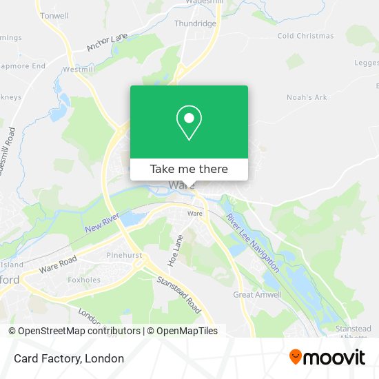 Card Factory map
