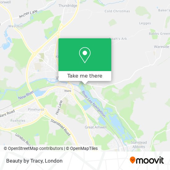 Beauty by Tracy map