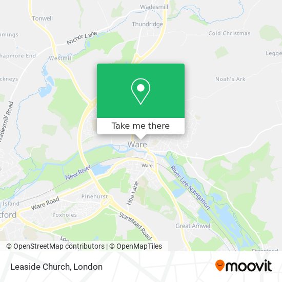 Leaside Church map
