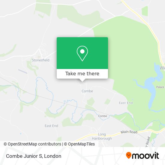 Combe Junior S map