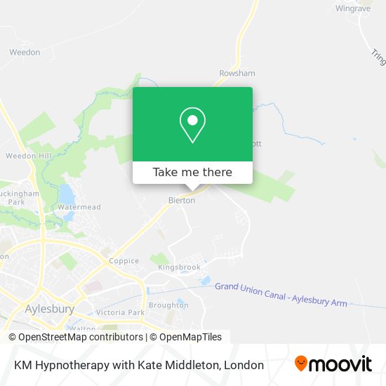 KM Hypnotherapy with Kate Middleton map