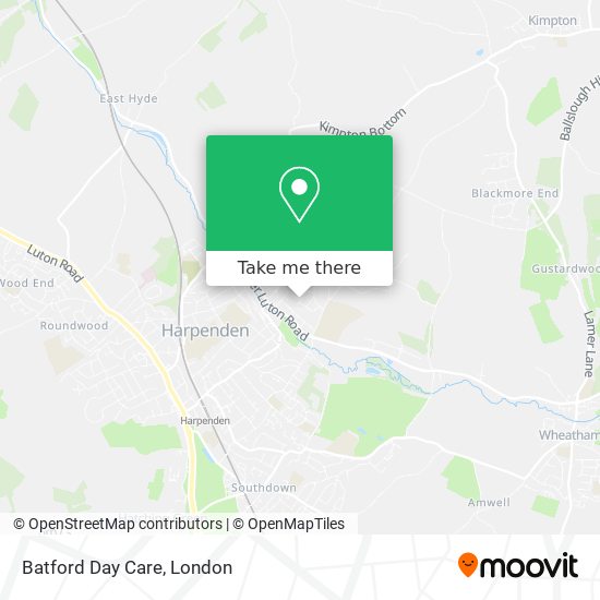 Batford Day Care map
