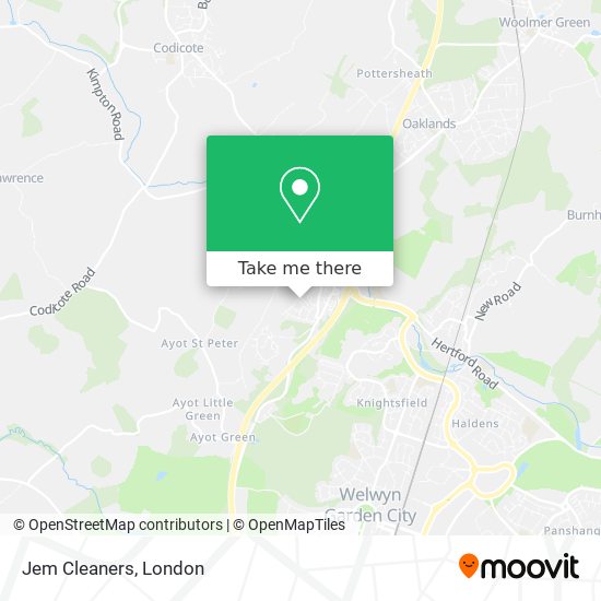 Jem Cleaners map