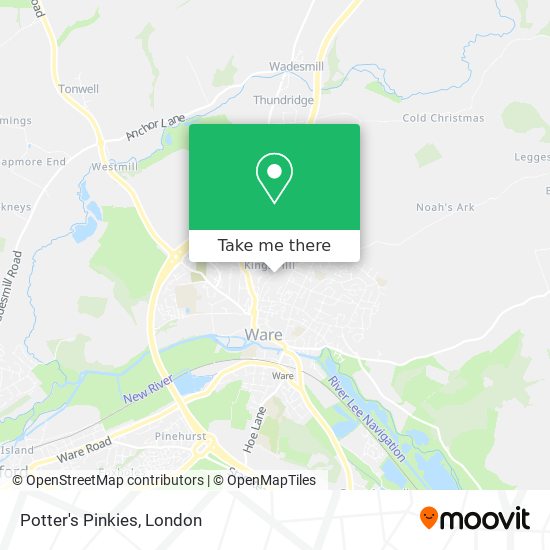 Potter's Pinkies map