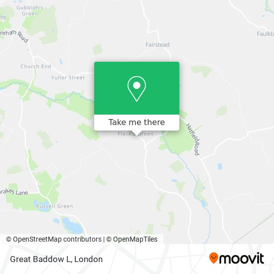 Great Baddow L map