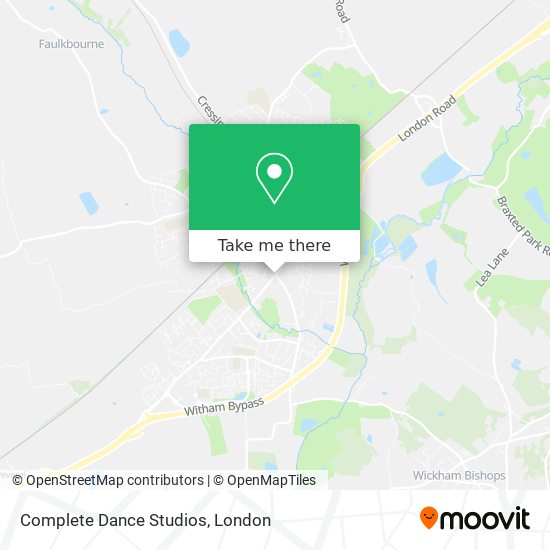 Complete Dance Studios map