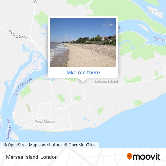 Mersea Island map