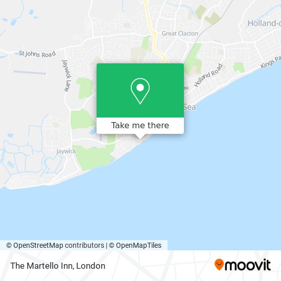 The Martello Inn map