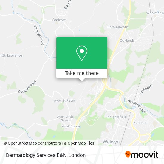 Dermatology Services E&N map