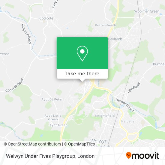 Welwyn Under Fives Playgroup map