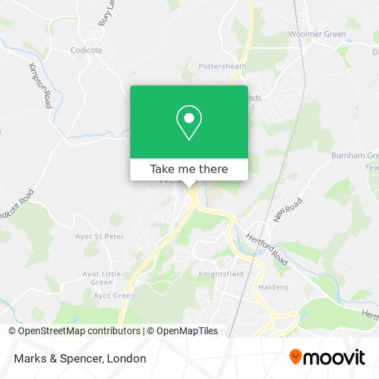 Marks & Spencer map