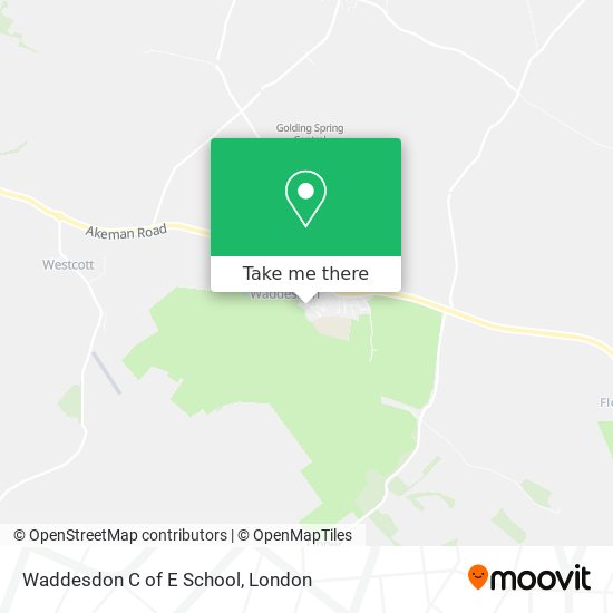 Waddesdon C of E School map