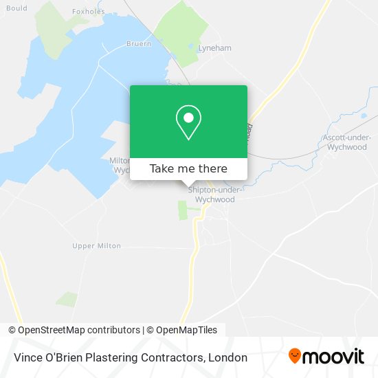 Vince O'Brien Plastering Contractors map