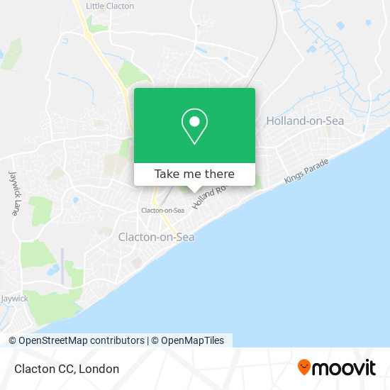Clacton CC map