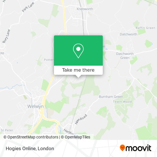 Hogies Online map
