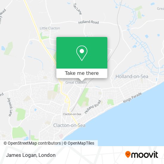James Logan map