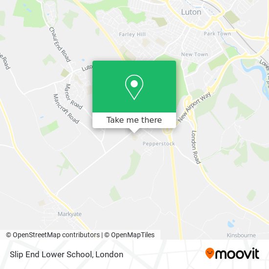 Slip End Lower School map
