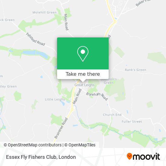 Essex Fly Fishers Club map