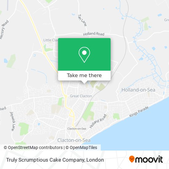 Truly Scrumptious Cake Company map