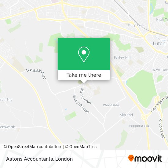 Astons Accountants map