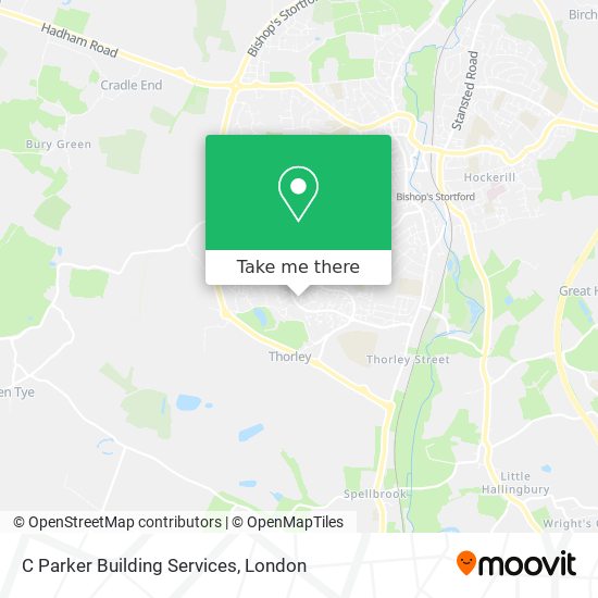 C Parker Building Services map