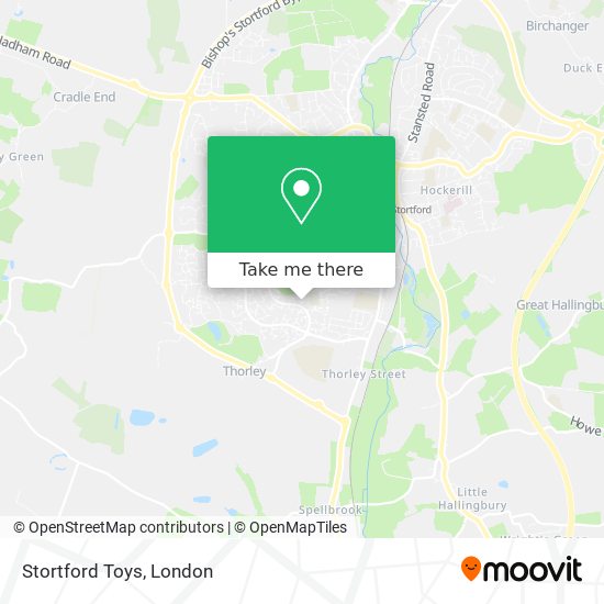 Stortford Toys map