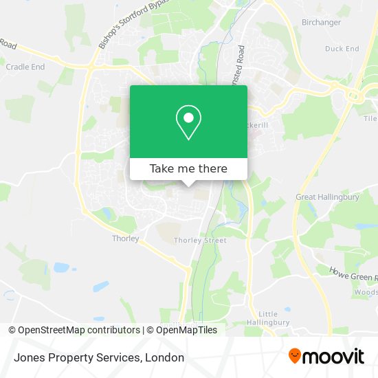 Jones Property Services map