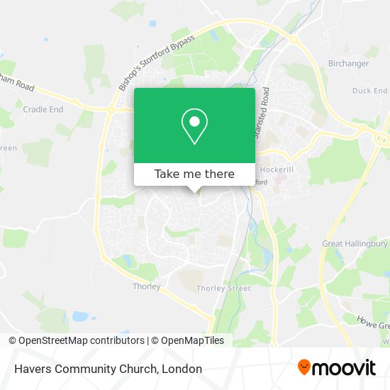 Havers Community Church map