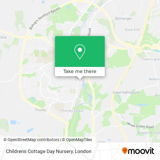 Childrens Cottage Day Nursery map