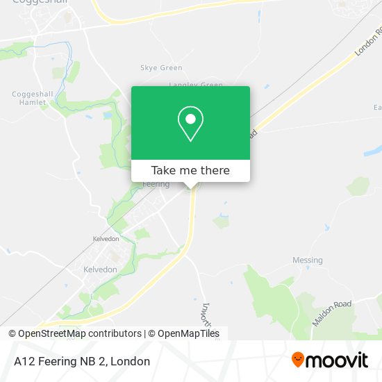 A12 Feering NB 2 map