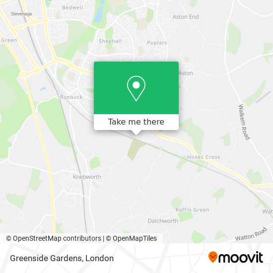 Greenside Gardens map