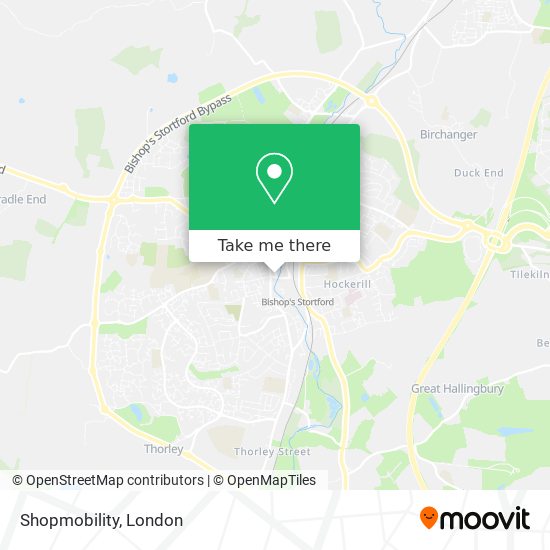 Shopmobility map