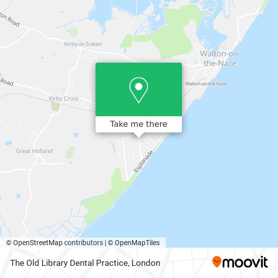 The Old Library Dental Practice map