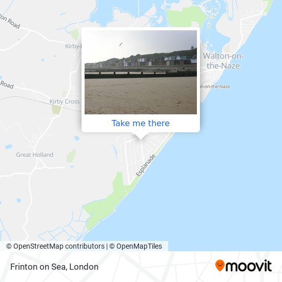 Frinton on Sea map