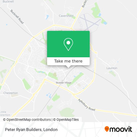 Peter Ryan Builders map