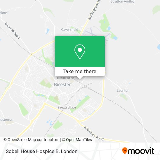 Sobell House Hospice B map