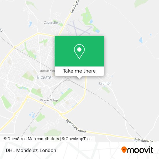 DHL Mondelez map