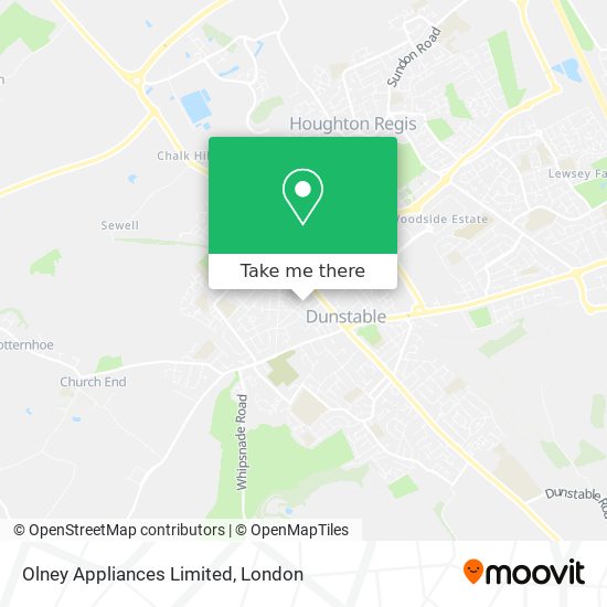 Olney Appliances Limited map