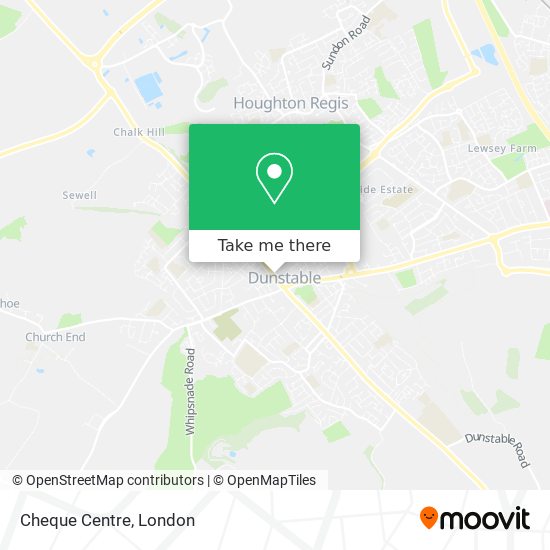 Cheque Centre map