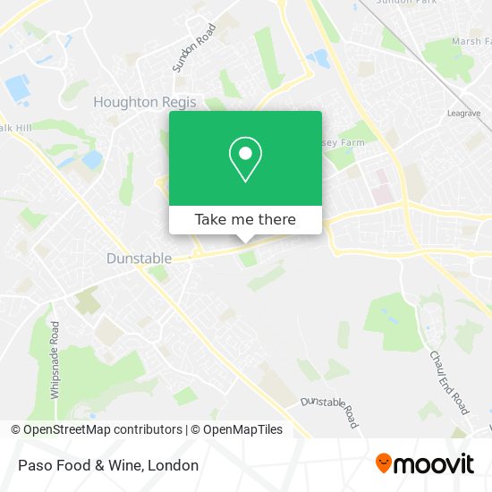 Paso Food & Wine map