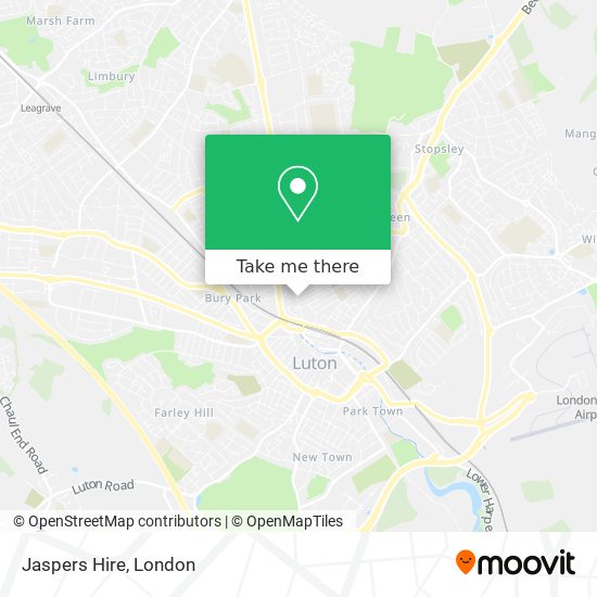 Jaspers Hire map